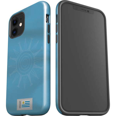 Uruguay Soccer Flag iPhone 12 Impact Case